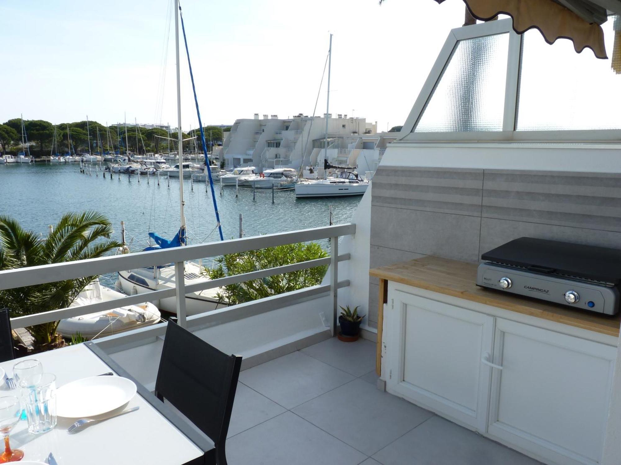 לה-גרו-דו-רואה Sol-Y-Days Darse, Superbe Appartement De Type Marina Avec Belle Terrasse Vue Port De Plaisance מראה חיצוני תמונה
